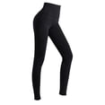 thumbnail image 1 of Pantalones de yoga elásticos Pantalones deportivos delgados Levantamiento de cadera de cintura alta, Negro, M Advancent AP1024-14B, 1 of 7