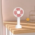 thumbnail image 2 of Handheld Small Fan Portable Adjustable Mini Rechargeable Fan Summer Artifact With Long Battery Life For Indoor Outdoor Travelling, 2 of 5
