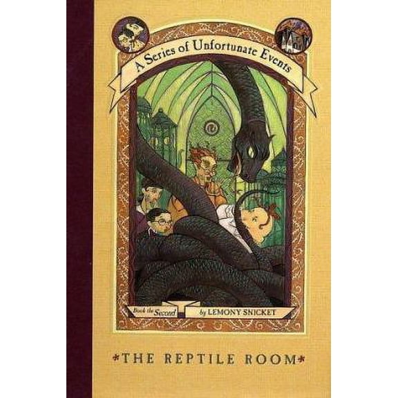 The Reptile Room: A Series of Unfortunate Events Book 2 by Lemony Snicket Paperback