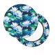 thumbnail image 2 of Disketp Blue Lotus Flower Funda Redonda para Taburete, Funda de Cojín para Silla de Bar Suave y Elástica-13 inch, 2 of 7
