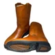 thumbnail image 2 of Botas de Trabajo Industrial ACM Boots Roper Piel Vacuno Miel Suela Establo Talla 29.5 MX, 2 of 5