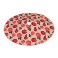 thumbnail image 2 of Balery Tomatoes Printed Christmas Tree Skirt , Merry Christmas Party Christmas Tree Decoration,Adjustable Tree Skirt-30", 2 of 8