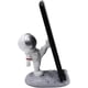 thumbnail image 4 of Soporte para teléfono de astronauta creativo, soporte para teléfono celular de astronauta, lindo y divertido soporte para teléfono inteligente para escritorio, hogar, oficina, plateado (A), 4 of 5