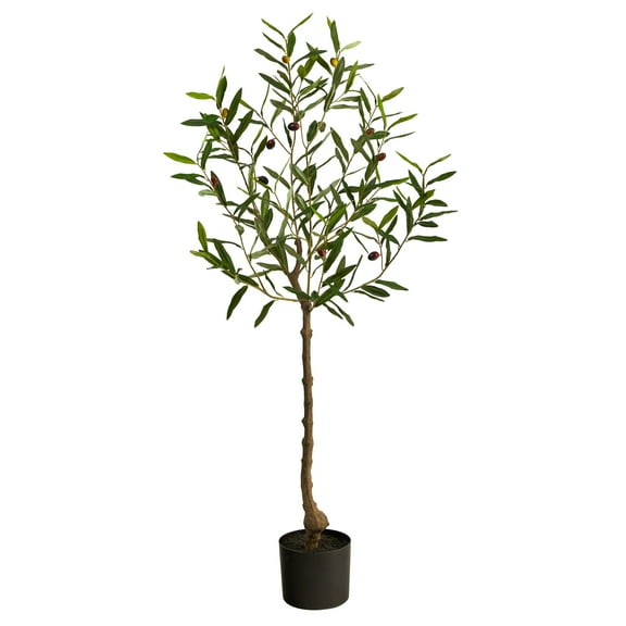 Nearly Natural 4' Olive Artificial Tree