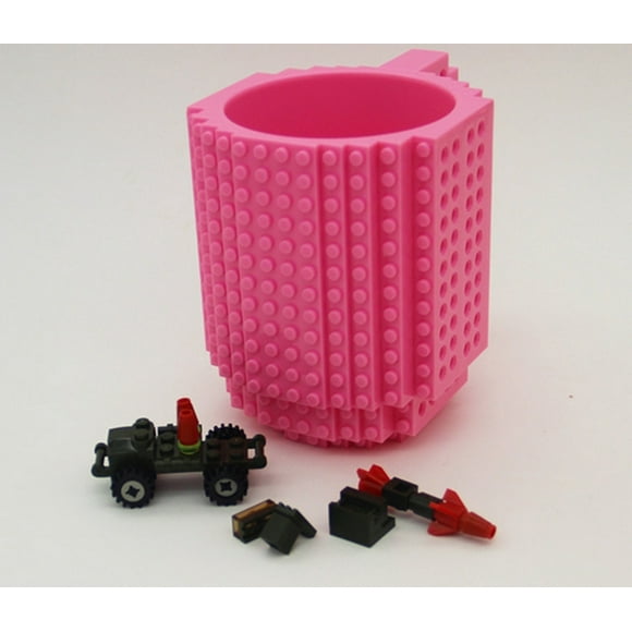 DIY Creative Miniblock Brick Building Mug Assemble Puzzle Blocks Gift Cup (9 Colors)