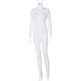 thumbnail image 1 of Ropa de mujer otoño e invierno color sólido ajustado deportes fitness mono pantalones mujeres, 1 of 6