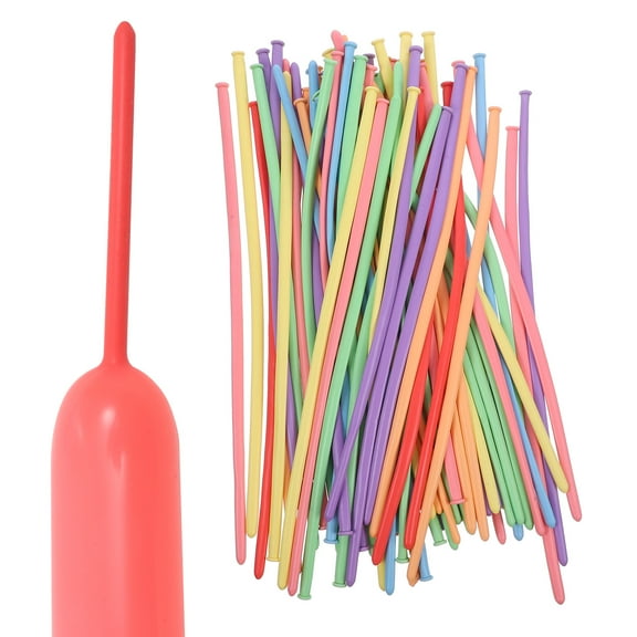 100 Pcs Balloon Birthday Party Decoration Bouquet Weaving DIY Thickened 260 Long Strip Latex Balloons Ballons