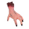 thumbnail image 3 of Main Rampante Halloween, Fausse Main Jaune Clair Couleur Peau Matériau Vinyle Réaliste Grand Applicabilité Rampant Automatique pour Costume Fête, 3 of 8