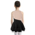thumbnail image 2 of Yeahdor Robe de Danse Moderne Sans Manches pour Filles, Robe de Patinage Artistique, 6-16 Ans, Noir, 2 of 7