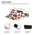 thumbnail image 3 of Kdxio Hand Drawn Strawberry Print Sun Visor Hat Golf Visor Adjustable Velcro Outdoor Sports Cap for Men Women, 3 of 7