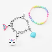 Claires Pucker Pals Charm Plastic Bracelet for tween, teen - 2 Pack