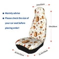thumbnail image 4 of Yiaed Squirrel Print Car Seat Covers,Universal Auto Seats Protector Fits for Car,SUV Sedan,Truck,Automotive Seat Covers & Accessories(Two packs), 4 of 7