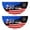 B-2PCS-Q5, variant on Bunting Flags Outdoor 250th Anniversary 1776-2026 USA Fan Flag for Porch Fence Front Door Wall Decor Patriotic American Independence Day Decoration,C