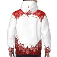 thumbnail image 5 of Bingfone Winter Christmas Snowflake Men'S Drawstring Hoodie Long Sleeve Pocket Sweatshirts-Medium, 5 of 9
