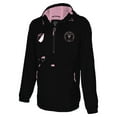 thumbnail image 2 of Men's Stadium Essentials Black Inter Miami CF Compete Quarter-Zip Hoodie Jacket, 2 of 3