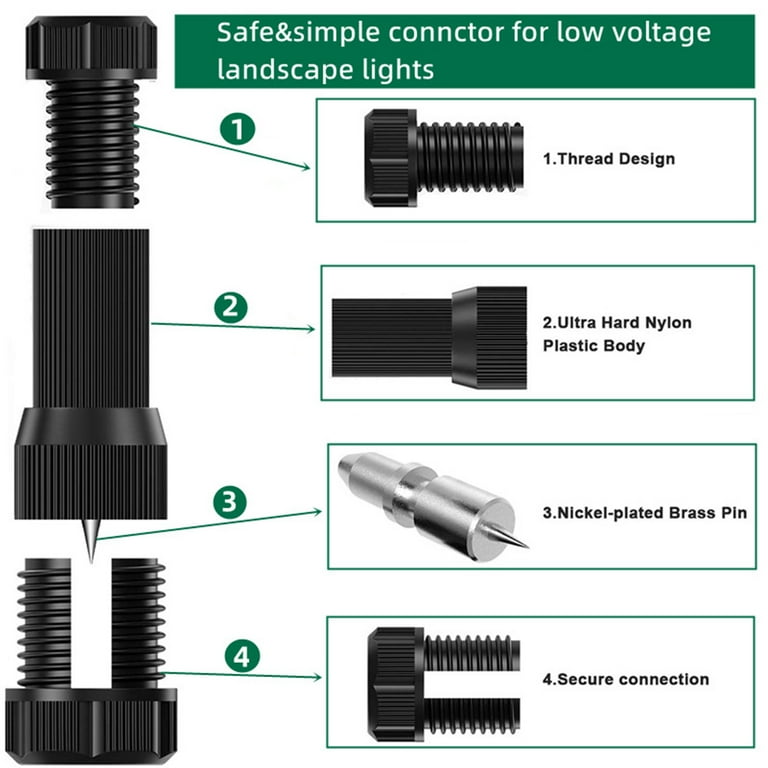Portfolio 1 5 In 16 Gauge Landscape Lighting Cable Connector Shelly