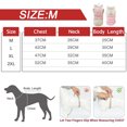 thumbnail image 4 of Abrigo de invierno para perros a prueba de viento, chaqueta para perros, chaleco cálido para perros, ropa para mascotas para clima frío (rosa), 4 of 5