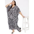 thumbnail image 3 of Gypsie Blu Women Long Kaftan Plus Size Casual Ladies Printed Maxi Dress Online, 3 of 7