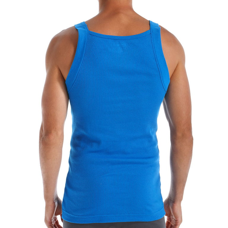 Essentials 100% Cotton Square Neck Tank - 3 Pack by