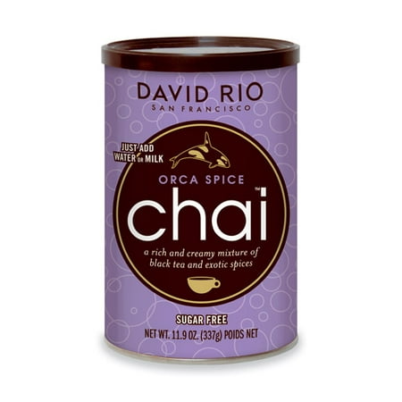 - David Rio Orca Spice Sugar-Free Chai, Powdered Tea, 11.9 Oz
