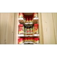 thumbnail image 5 of The Spicy Shelf Deluxe, 1 Set of 2 Shelves Spice Rack Organizer, Plastic, White, 5 of 10