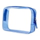 thumbnail image 3 of Bolsa de cosméticos transparente, organizador de cosméticos para artículos de aseo personal. Azul, 3 of 9