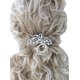 thumbnail image 1 of Peine de joyería de diamantes de imitación, tocado nupcial, pinza para el pelo, accesorios para el cabello para mujer (dorado) Ormromra CZMR-XM86-3, 1 of 1