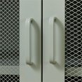 thumbnail image 3 of Pemberly Row Armoire d'Accent Moderne en Maille Métallique 2 Portes en Vert, 3 of 6