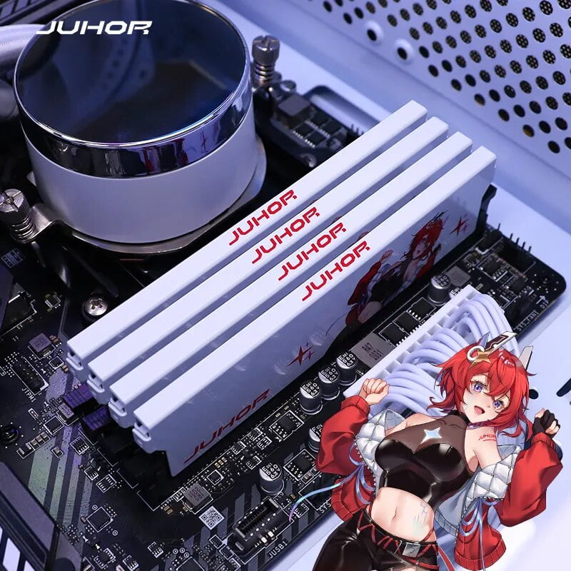 JUHOR DDR4 16GB(8GB x2枚) ARGB 白 3200MHz JUHOR Memoria Ram DDR4 (8GX2)3200MHz (16GX2)3200MHz 3600MHz 8GB