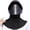Black, variant on Unisex Sun Hat Ice Silk Fabric Zippered Neck Shoulder Flap UV Protection Breathable Outdoor Sun Cap