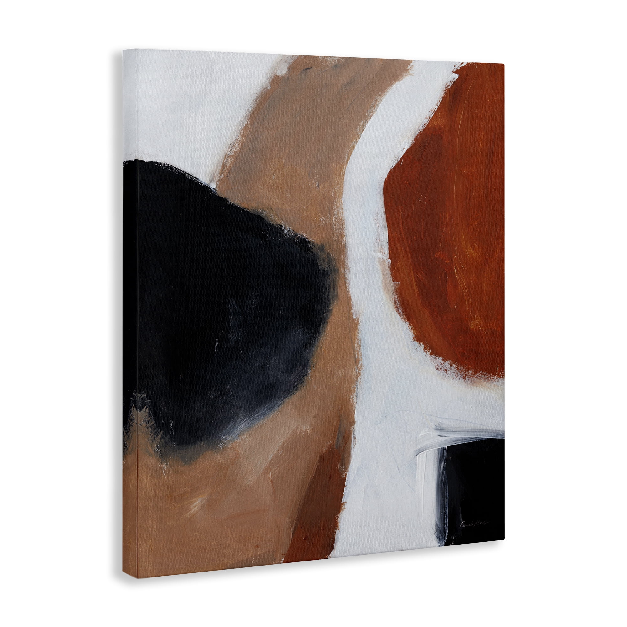 Stupell Industries Rare Earth Tones Abstract Abstract Painting Wrapped Canvas Art Print Wall Art, 30 x 40