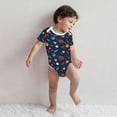 thumbnail image 3 of Kdxio Space Cartoon Pattern Unisex Baby Cotton Short Sleeve Bodysuits-12 Months, 3 of 5