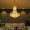 thumbnail image 5 of Ceiling Light K9 Crystal Chandelier Luxury French Empire Large Foyer Gold Hotel, 5 of 15