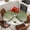 Daek Sage Green, variant on Beige Round Tablecloth, Fitted Table Cover with Elastic for 55"-60" Round Tables, Simple Gradient Ice Hockey Funny Sport Game Art Table Cloth Outdoor Indoor Dinning Party Waterproof Tablecloths
