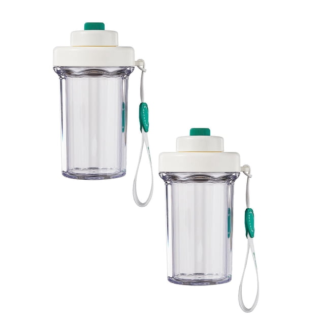 Oleegame 2PC Glass Bottle High Temperature Plastic Cup High Appearance Work Cluster Girls Desktop Cup With Filter Hand Cup