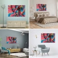 thumbnail image 3 of Cuadro Decorativo Abstracto Ondas De Colores Canvas Revolution  Cuadro 90 x 60 cm, 3 of 5