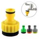 thumbnail image 3 of Conector rápido para manguera de 16 mm, boquilla hembra roscada, adaptador para grifo de manguera, accesorios de riego para jardín, universal de 1/2 3/4 pulgadas., 3 of 5