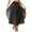 Black, variant on Women's Sequins Belly Dance Hip Skirt Asymmetrical Chiffon Skirts Rave Party Dancewear Black One Size