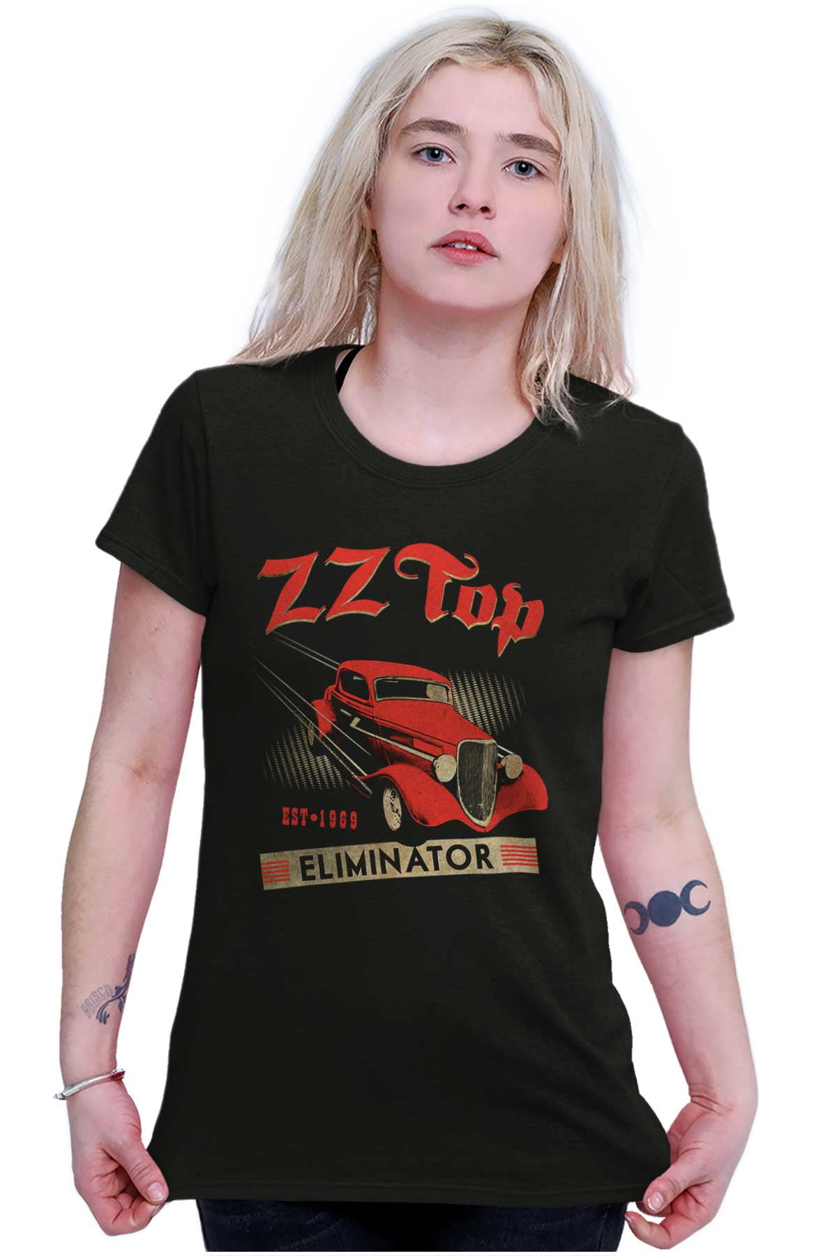 ZZ Top Toddler Boys Kids Short Sleeve T-Shirt Black Eliminator Crewneck Tee 