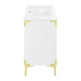 thumbnail image 3 of Voltaire 36" Single, Bathroom Vanity in White with Gold Hardware, 3 of 14