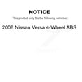 thumbnail image 2 of Transit Auto Rear Coated Brake Drum Shoes Spring and Cylinders Kit for Car 2008 Nissan Versa 4-Wheel ABS KGN-100202, 2 of 11