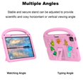 thumbnail image 4 of Dteck Crossbody Strap Kids Case for iPad Air 11 inch 2025 M3/iPad Pro 11 inch (M4) 2024/iPad Air 11 inch (M2) 2024,Cute EVA Hand Grip Case Shockproof Kickstand Cover with Shoulder Strap,Pink, 4 of 6