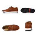 thumbnail image 2 of Cyiecw Men's Fashion Sneakers Invisible Height Increasing Elevator Shoes for Men Lace-up Casual Fashion Leather Sneakers Dress Shoes -2.36 Inches Taller, 2 of 8