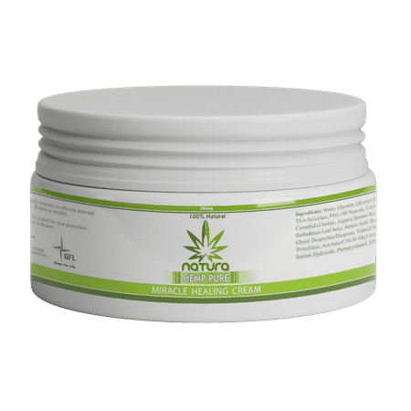 300 MG QFL Hemp Pure Miracle Healing Pain Relief Cream for Neck, Knees, Joints, Shoulders and Back, Made in (The Best Medicine For Knee Pain)