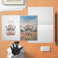thumbnail image 4 of Welcome Spring Fairy Soft Coated Wheaten Terrier in Flower Meadow 5x7in Folded Greeting Card Wheatie Dog Lover Single Note Card with Envelope - 13002, 4 of 5