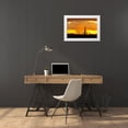 thumbnail image 3 of Taylor, Douglas 24x17 White Modern Wood Framed Museum Art Print Titled - Sunset Rain, 3 of 4