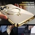 thumbnail image 5 of [CD Ring Compatible with MagSafe Invisible Stand] Magnetic for iPhone 15 Pro Case, [Electroplated Bumper Non-Yellowing][Look as Bare iPhone] Slim Clear Case with Holder for Women Men Girls, 5 of 9