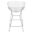thumbnail image 5 of Modern Contemporary Counter Chair ( Set of 2 ), Chrome, Metal, 5 of 5