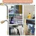 thumbnail image 5 of 120 Inch Pressure Washer Extension Wand, 4000 PSI, Adjustable Length, 6 Nozzle Tips, Curved Rods for Hard-to-Reach Areas, Ideal for Home, Car, and Outdoor Cleaning, 5 of 8