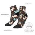 thumbnail image 6 of Fuzoiu Rabbit Is Eating Carrots Print Adult Socks, Crew Moisture-wicking Socks, Unisex Cushion Crew Socks,Casual Sports Ankle Socks, 6 of 7